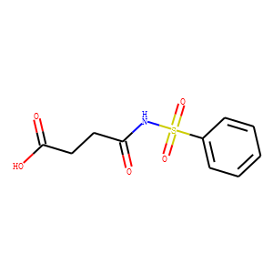 SUCCINIC ACID-MONO-N-PHENYLSULFONYLAMIDE