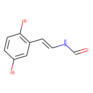 (E)-N-(2-(2,5-Dihydroxyphenyl)ethenyl)formamide