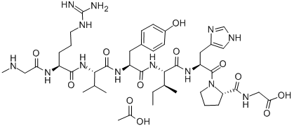 SAR-ARG-VAL-TYR-ILE-HIS-PRO-GLY ACETATE SALT