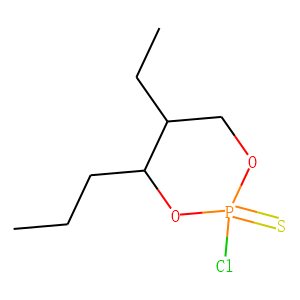 2-Chloro-5-ethyl-4-propyl-1,3,2-dioxaphosphorinane 2-sulfide