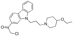 1-[9-[3-(4-ethoxy-3,4,5,6-tetrahydro-2H-pyridin-1-yl)propyl]carbazol-2 -yl]ethanone chloride