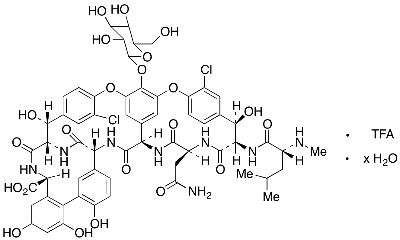 Desvancosaminyl Vancomycin Trifluoroacetic Acid Salt Hydrate (>90percent)