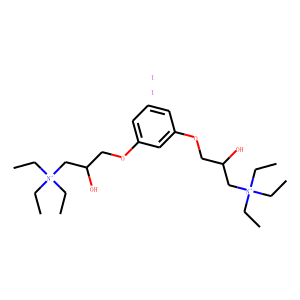 (m-Phenylenebis(oxy(2-hydroxytrimethylene)))bis(triethylammonium iodid e)