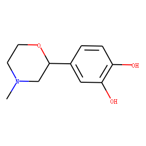1,2-Benzenediol, 4-(4-methyl-2-morpholinyl)- (9CI)