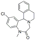 (+)-2-Chloro-5,9,10,14b-tetrahydro-5-methylisoquino[2,1-d][1,4]benzodiazepin-6(7H)-one,10171-69-4