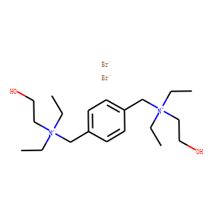 AMMONIUM, (p-PHENYLENEDIMETHYLENE)BIS(DIETHYL(2-HYDROXYETHYL)-, DIBROM IDE