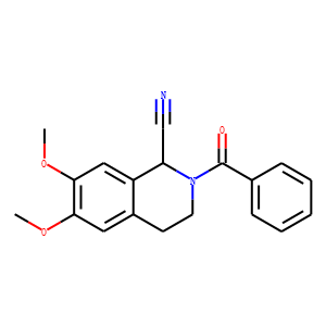 2-BENZOYL-1-CYANO-6,7-DIMETHOXY-1,2,3,4-TETRAHYDROISOQUINOLINE, 97