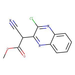 METHYL (3-CHLOROQUINOXALIN-2-YL)(CYANO)ACETATE