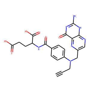(2S)-2-[[4-[(2-amino-4-oxo-1H-pteridin-6-yl)methyl-prop-2-ynyl-amino]b enzoyl]amino]pentanedioic aci