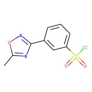 3-(5-METHYL-1,2,4-OXADIAZOL-3-YL)BENZENESULFONYL CHLORIDE