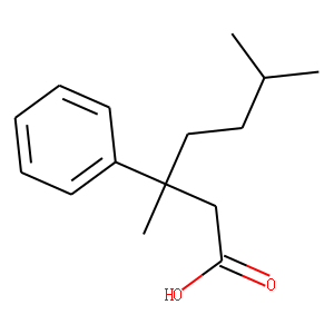 3,6-dimethyl-3-phenyl-heptanoic acid