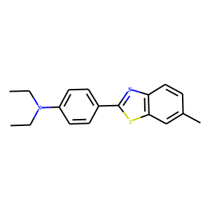 N,N-diethyl-4-(6-methylbenzothiazol-2-yl)aniline