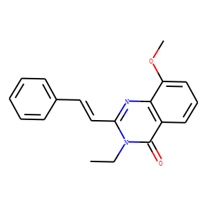 4(3H)-Quinazolinone,  3-ethyl-8-methoxy-2-styryl-  (6CI)