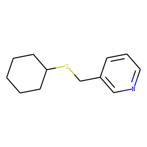 3-(cyclohexylsulfanylmethyl)pyridine
