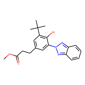 3-(2H-Benzotriazol-2-yl)-5-(1,1-dimethylethyl)-4-hydroxybenzenepropanoic acid  methyl ester