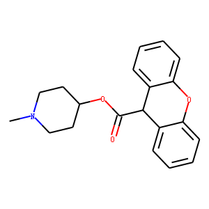 (1-Methylpiperidin-4-yl) 9H-xanthene-9-carboxylate