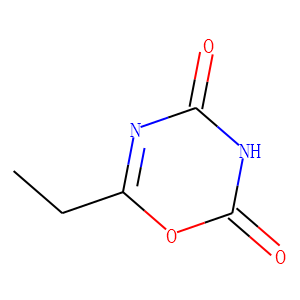 2H-1,3,5-Oxadiazine-2,4(3H)-dione,  6-ethyl-