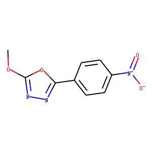 2-Methoxy-5-(4-nitrophenyl)-1,3,4-oxadiazole