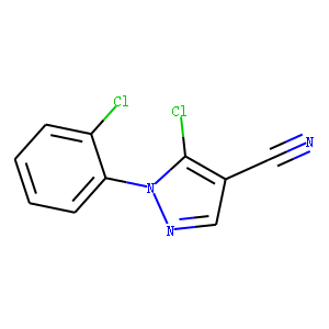 5-chloro-1-(2-chlorophenyl)-1H-pyrazole-4-carbonitrile