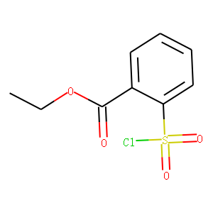 Benzoic acid, 2-(chlorosulfonyl)-, ethyl ester (9CI)
