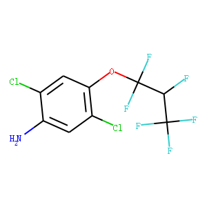 2,5-Dichloro-4-(1,1,2,3,3,3-hexafluoropropoxy)benzenamine