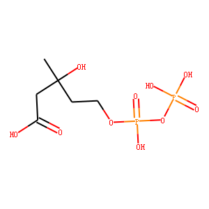 MEVALONIC ACID, R, PYROPHOSPHATE