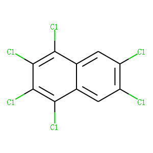 1,2,3,4,6,7-Hexachloronaphthalene