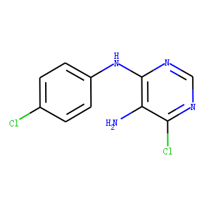 6-CHLORO-N4-(4-CHLOROPHENYL)-4,5-PYRIMIDINEDIAMINE