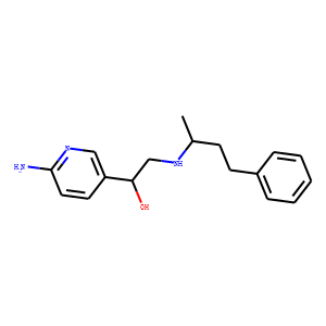 6-amino-alpha-(((1-methyl-3-phenylpropyl)amino)methyl)-3-pyridine methanol