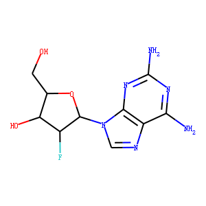 9H-Purine-2,6-diamine, 9-(2-deoxy-2-fluoro-β-D-arabinofuranosyl)-