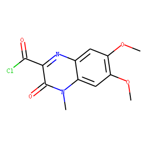 3-CHLOROCARBONYL-6,7-DIMETHOXY-1-METHYL-2(1H)-QUINOXALINONE