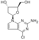 2-AMINO-4-CHLORO-7-(BETA-D-2-DEOXYRIBOFURANOSYL)PYRROLO-[2,3-D]PYRIMIDINE