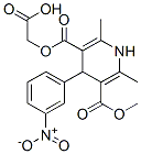 3,5-Pyridinedicarboxylic acid, 1,4-dihydro-2,6-dimethyl-4-(3-nitrophen yl)-, carboxymethyl methyl es