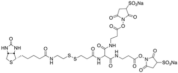 6-[2-Biotinylamidoethyl]-dithiopropionamido]-4,8-diaza-5,7-diketoundecanoic Acid Bis-N-sulfosuccinim