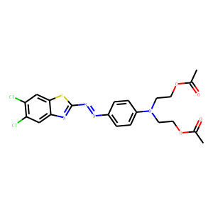 2-[4-[Bis(2-acetoxyethyl)amino]phenylazo]-5,6-dichlorobenzothiazole