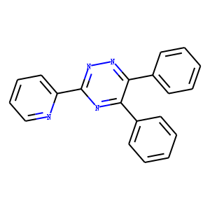 3-(2-PYRIDYL)-5,6-DIPHENYL-1,2,4-TRIAZINE