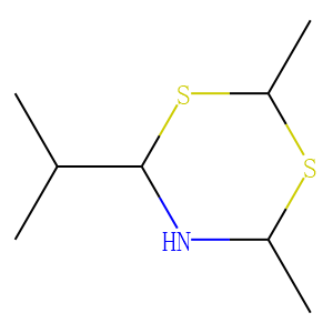 Dimethylisopropyldihydro-1,3,5-dithiazine