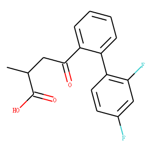 4-(2',4'-Difluorobiphenylyl)-2-methyl-4-oxobutanoic acid