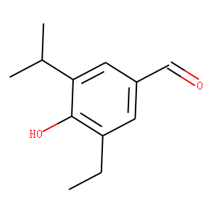 3-ethyl-4-hydroxy-5-isopropylbenzaldehyde