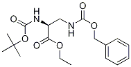 L-Alanine, N-[(1,1-diMethylethoxy)carbonyl]-3-[[(phenylMethoxy)carbonyl]aMino]-, ethyl ester