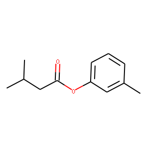 Butanoic acid, 3-Methyl-, 3-Methylphenyl ester