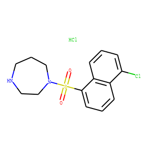 1-(5-Chloronaphthalenesulfonyl)-1H-hexahydro-1,4-diazepine, Hydrochloride