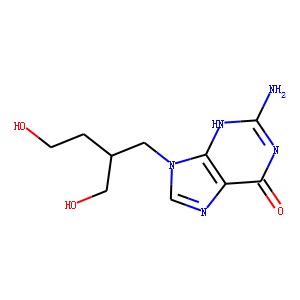 9-(4-hydroxy-2-(hydroxymethyl)butyl)guanine