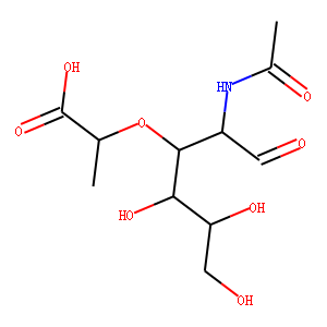 2-Acetamido-3-O-(D-1-carboxyethyl)-2-deoxy-2-D-glucose