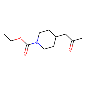 1-Piperidinecarboxylic acid, 4-(2-oxopropyl)-, ethyl ester