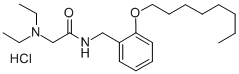 1-(2-Diethylaminoacetamidomethylphenoxy)-n-octane hydrochloride