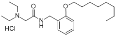 1-(2-Diethylaminoacetamidomethylphenoxy)-n-octane hydrochloride