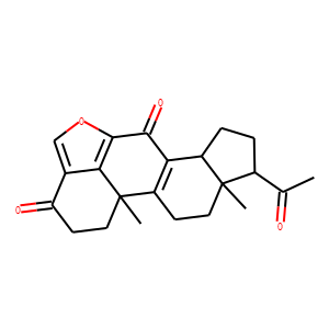 Pregn-5-eno[6,5,4-bc]furan-8-ene-3,7,20-trione