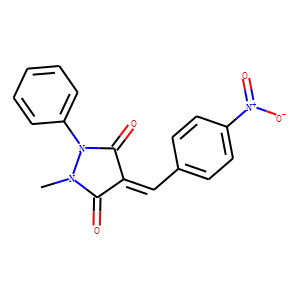 2-Methyl-4-(4-nitrobenzylidene)-1-phenyl-3,5-dioxopyrazolidine