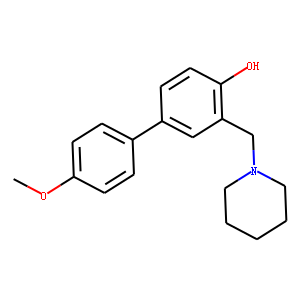 4'-Methoxy-3-(piperidinomethyl)-4-hydroxybiphenyl